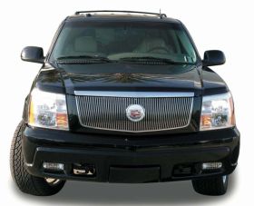 Escalade Grille Insert 02-06 Cadillac Escalade EXT/ESV Aluminum Polished Billet Series T-REX Grilles - 30183