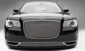 Chrysler 300 Grille 15-17 Chrysler 300 Stainless Chrome 1 Piece Sport Series T-REX Grilles - 44436
