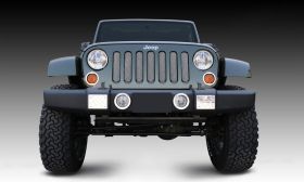 Wrangler Grille 07-17 Jeep Wrangler Stainless Chrome Sport Series T-REX Grilles - 44481