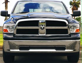 Ram 1500 Grille 09-12 Dodge Ram 1500 Mild Steel Powdercoat Black 4 Piece Sport Series T-REX Grilles - 46456