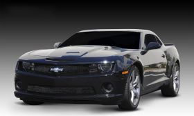 Camaro All Grille 10-13 Chevrolet Camaro All Mild Steel Powdercoat Black Upper Class Series T-REX Grilles - 51027