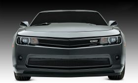 Camaro RS Grille 14-15 Chevrolet Camaro RS Replacement Mild Steel Powdercoat Black 1 Piece Upper Class Series T-REX Grilles - 51033