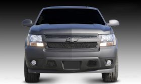 Chevy Grille 07-13 Chevrolet Tahoe/Suburban/Avalanche Mild Steel Powdercoat Black 2 Piece Upper Class Series T-REX Grilles - 51051