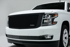 Suburban/Tahoe Grille 15-18 Chevrolet Suburban/Tahoe Mild Steel Powdercoat Black Upper Class Series T-REX Grilles - 51056