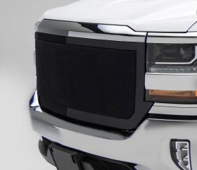 Silverado Grille 16-18 Chevrolet Silverado Replacement Mild Steel Powdercoat Black Upper Class Series T-REX Grilles - 51127
