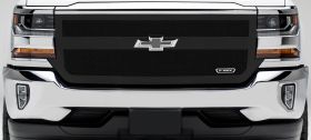 Silverado Grille 16-18 Chevrolet Silverado Mild Steel Powdercoat Black Upper Class Series T-REX Grilles - 51131