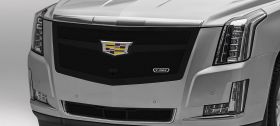 Escalade Grille 15-18 Cadillac Escalade Mild Steel Powdercoat Black Upper Class Series T-REX Grilles - 51181