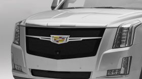 Escalade Grille 15-18 Cadillac Escalade Mild Steel 304 Chrome Powdercoat Black Upper Class Series T-REX Grilles - 51191