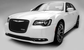 Chrysler 300 Grille 15-17 Chrysler 300 Mild Steel Powdercoat Black 1 Piece Upper Class Series T-REX Grilles - 51436