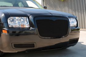 Chrysler 300 Grille 05-10 Chrysler 300 Mild Steel Powdercoat Black Upper Class Series T-REX Grilles - 51471