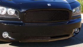 Charger Grille 05-10 Dodge Charger Mild Steel Powdercoat Black Upper Class Series T-REX Grilles - 51474