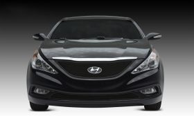 Sonata Grille 11-13 Hyundai Sonata Mild Steel Powdercoat Black Upper Class Series T-REX Grilles - 51490