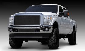 Super Duty Grille 11-16 Ford Super Duty Mild Steel Powdercoat Black Upper Class Series T-REX Grilles - 51546