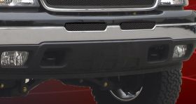 Silverado Bumper Grille 03-06 Chevrolet Silverado Mild Steel Powdercoat Black Upper Class Series T-REX Grilles - 52103
