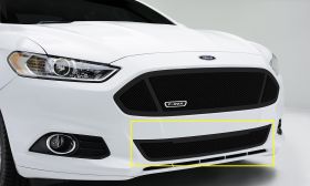 Fusion Bumper Grille 13-15 Ford Fusion Mild Steel Powdercoat Black 1 Piece Upper Class Series T-REX Grilles - 52531