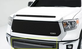 Tundra Bumper Grille 14-17 Toyota Tundra Mild Steel Powdercoat Black 1 Piece Upper Class Series T-REX Grilles - 52964