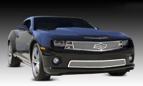 Camaro Grille 10-13 Chevrolet Camaro Stainless Polished Upper Class Series T-REX Grilles - 54027