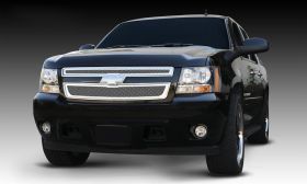 Tahoe/Suburban/Avalanche Grille 07-13 Chevrolet Tahoe/Suburban/Avalanche Stainless Polished 2 Piece Upper Class Series T-REX Grilles - 54051
