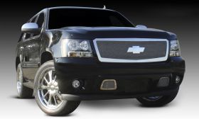 Tahoe/Suburban/Avalanche Grille 07-13 Chevrolet Tahoe/Suburban/Avalanche Stainless Polished 1 Piece Upper Class Series T-REX Grilles - 54052