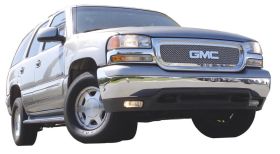 Sierra, Yukon Grille 99-02 GMC Sierra, Yukon Stainless Polished Upper Class Series T-REX Grilles - 54175