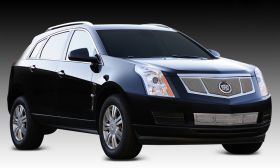 SRX Grille 10-16 Cadillac SRX 3 Window Design W/OE Logo Plate Stainless Polished Upper Class Series T-REX Grilles - 54187
