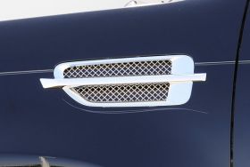Escalade Side Vent Grille 07-14 Cadillac Escalade EXT/ESV Stainless Polished 2 Piece Upper Class Series T-REX Grilles - 54199