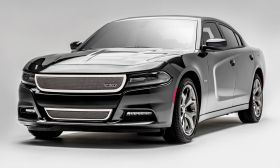 Charger Grille 15-17 Dodge Charger Stainless Polished Upper Class Series T-REX Grilles - 54480