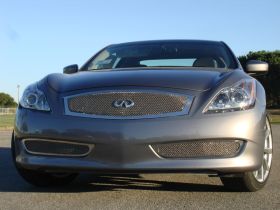 G-37 Coupe Grille 08-14 Infiniti G-37 Coupe Stainless Polished Upper Class Series T-REX Grilles - 54810