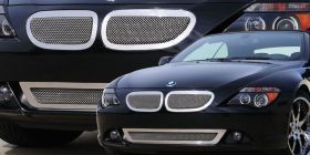 6 Series Coupe Grille 04-11 BMW 6 Series Coupe Stainless Polished 2 Piece Upper Class Series T-REX Grilles - 54997