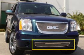 Yukon Bumper Grille 07-14 GMC Yukon Stainless Polished Upper Class Series T-REX Grilles - 55172