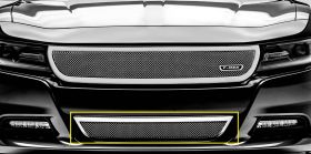 Charger Bumper Grille 15-17 Dodge Charger Stainless Polished Upper Class Series T-REX Grilles - 55480