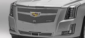 Escalade Grille 15-18 Cadillac Escalade Stainless Polished Upper Class Series T-REX Grilles - 56181