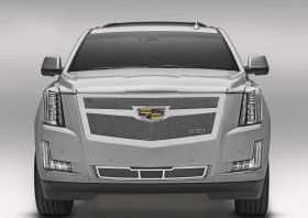 Escalade Grille 15-15 Cadillac Escalade W/304 Chrome Center Trim Stainless Polished Upper Class Series T-REX Grilles - 56185