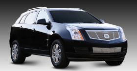SRX Grille 10-16 Cadillac SRX 3 Window Design W/OE Logo Plate Stainless Chrome Upper Class Series T-REX Grilles - 56187