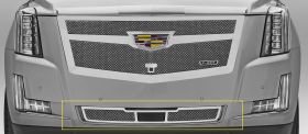 Escalade Bumper Grille 15-18 Cadillac Escalade For Adaptive CC Stainless Polished Upper Class Series T-REX Grilles - 57189