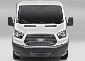 Transit Grille 16-18 Ford Transit Aluminum Polished Laser Billet Series T-REX Grilles - 6205750