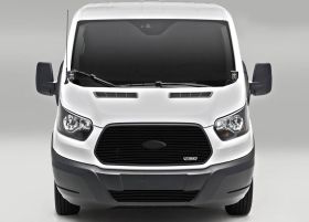 Transit Grille 16-18 Ford Transit Aluminum Powdercoat Black Laser Billet Series T-REX Grilles - 6205751