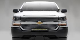 Silverado Grille 16-18 Chevrolet Silverado Aluminum Polished Laser Billet Series T-REX Grilles - 6211270