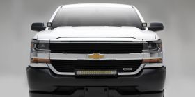 Silverado Grille 16-18 Chevrolet Silverado Aluminum Powdercoat Black Laser Billet Series T-REX Grilles - 6211271