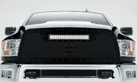 Ram 2500/3500 Grille 13-18 Dodge Ram 2500/3500 Mild Steel Powdercoat Black Torch Series T-REX Grilles - 6314521-BR