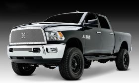 Ram 2500/3500 Grille 13-18 Dodge Ram 2500/3500 Stainless Polished 1 Piece X Metal Series T-REX Grilles - 6714520