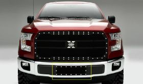 F-150 Bumper Grille 15-17 Ford F-150 Eco Boost Mild Steel Powdercoat Black X Metal Series T-REX Grilles - 6725731