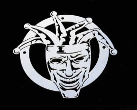 Grille Badge Joker Approx 6 Inch Diameter Polished LogoZ Series T-REX Grilles - L1000