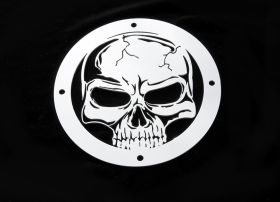 Grille Badge Skull Approx 6 Inch Diameter Polished LogoZ Series T-REX Grilles - L1009