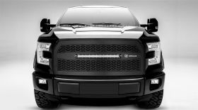 F-150 Grille 1 20 Inch LED Bar 15-17 Ford F-150 Mild Steel Powdercoat Black ZROADZ Series T-REX Grilles - Z315731