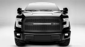 F-150 Grille 1 20 Inch LED Bar W/Forward Facing Camera 15-17 Ford F-150 Mild Steel Powdercoat Black ZROADZ Series T-REX Grilles - Z315741