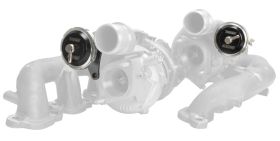 TurboSmart Turbocharger Wastegate for 2009-2017 Nissan GT-R Premium 3.8L Turbo Black - TS-0615-2242