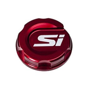 TurboXS Red Oil Cap for 2017 Honda Civic Turbo - HC-OC-RED-SI