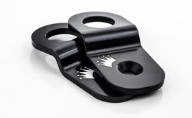 TurboXS Black Radiator Mount for 2015 Subaru WRX STI Base/Launch ED/Launch ED/LTD/LTD Turbo - W15-RADSTAY-BLK