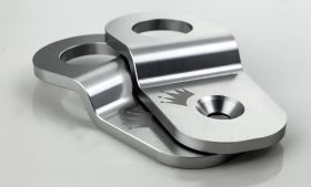TurboXS Silver Radiator Mount for 2015 Subaru WRX STI Base/Launch ED/LTD Turbo - W15-RADSTAY-SIL